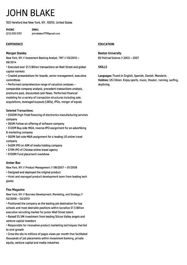 create resume for bank job   26