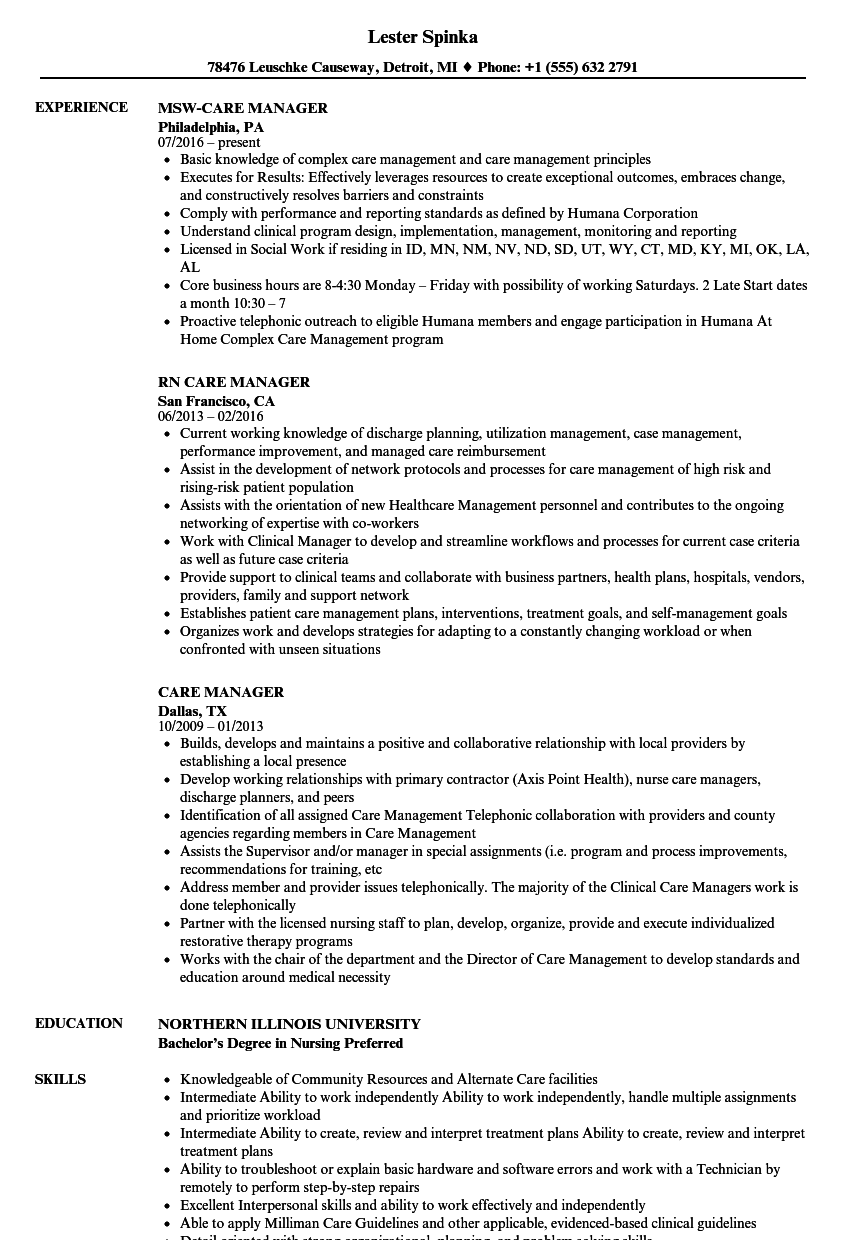 Customer Service Manager Resume Examples | World of Reference