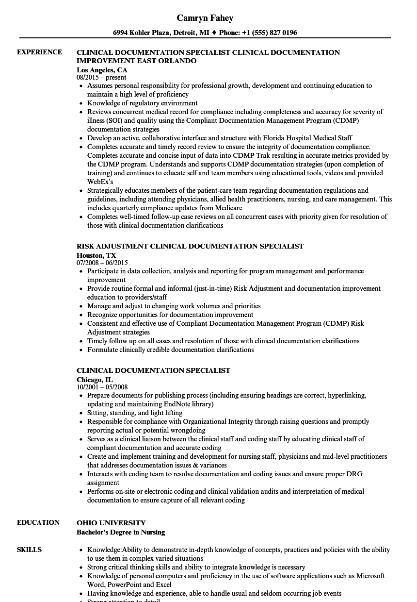 Medicare Charting Examples