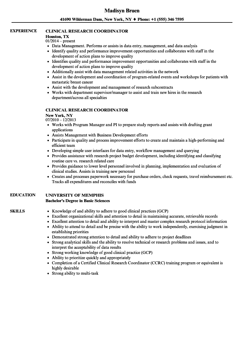 Is Clinical Research Coordinator A Good Job Job Retro