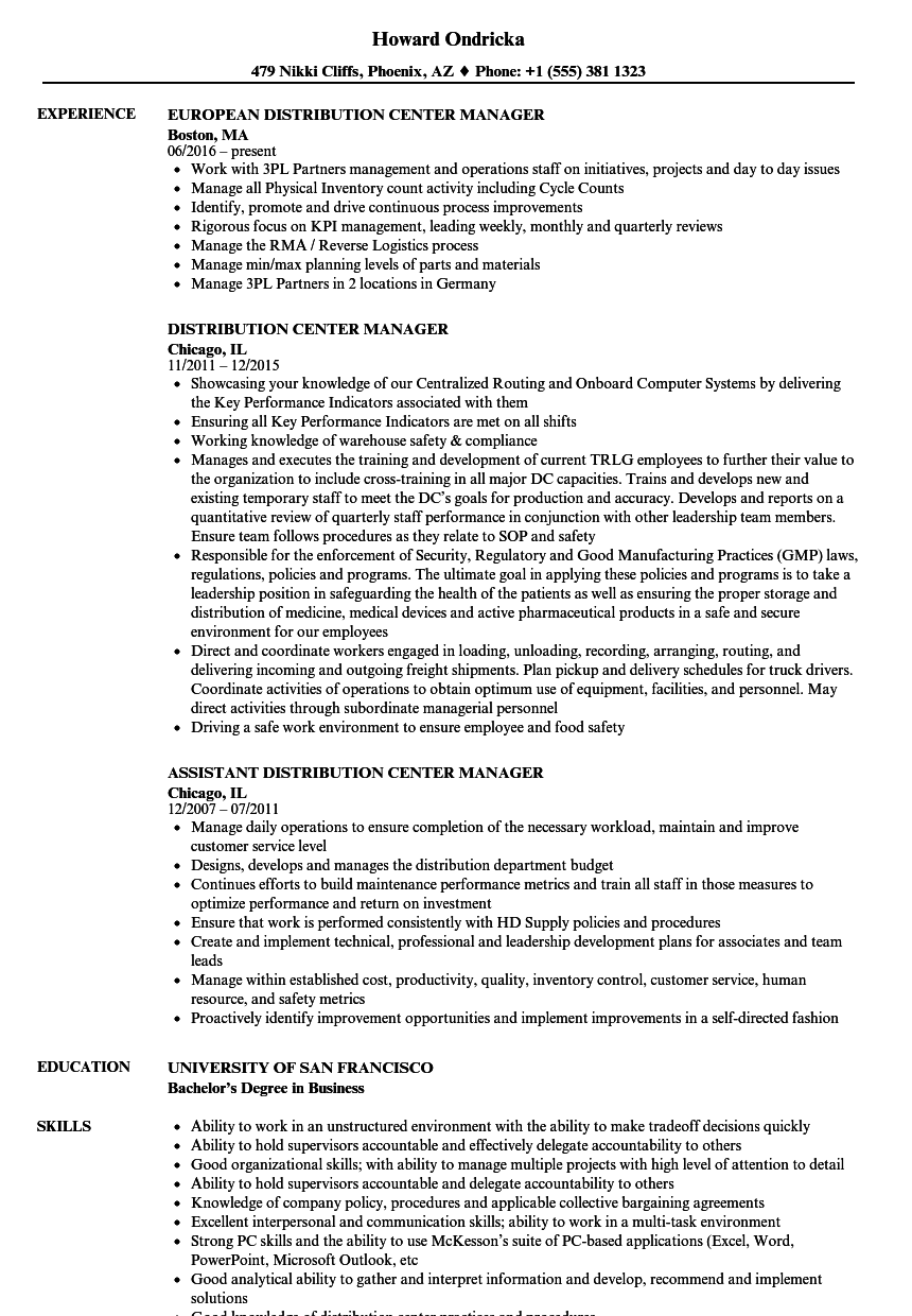 Internship Regional Logistics Center