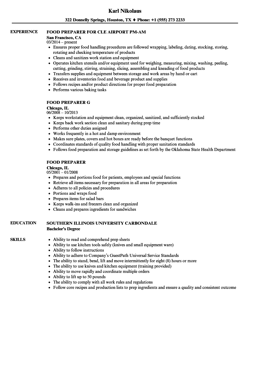 Resume Preparation