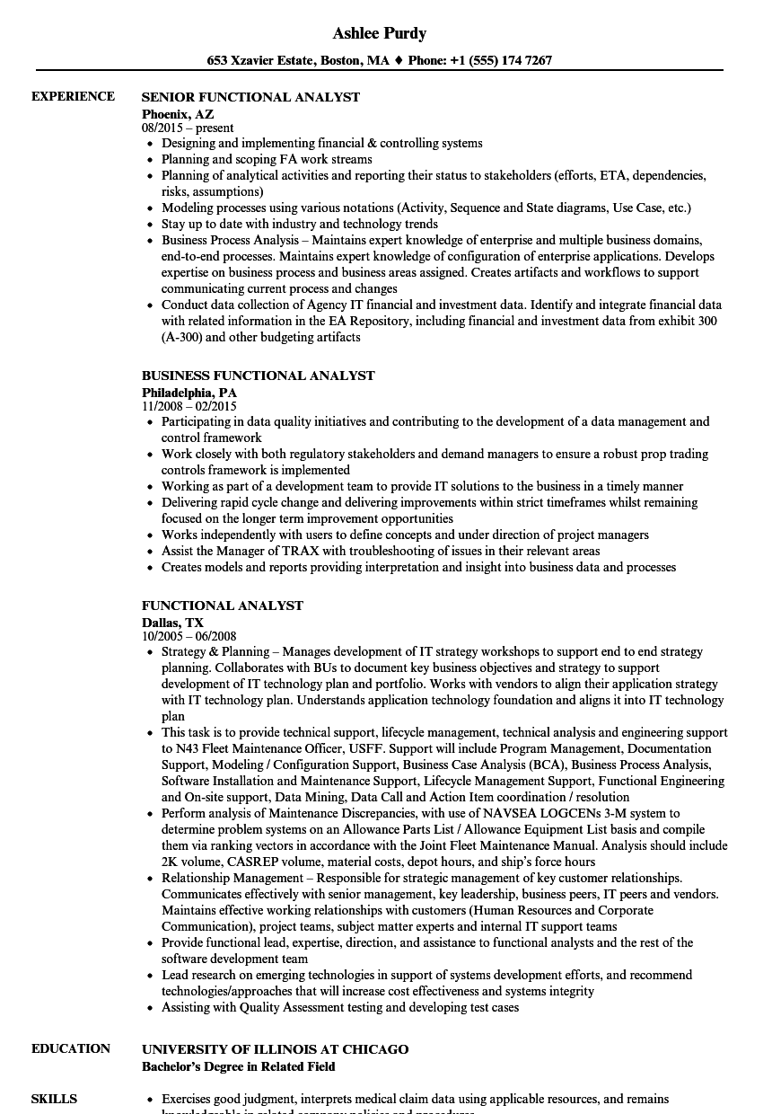 Ultimate techno functional consultant sample resume for your sap.