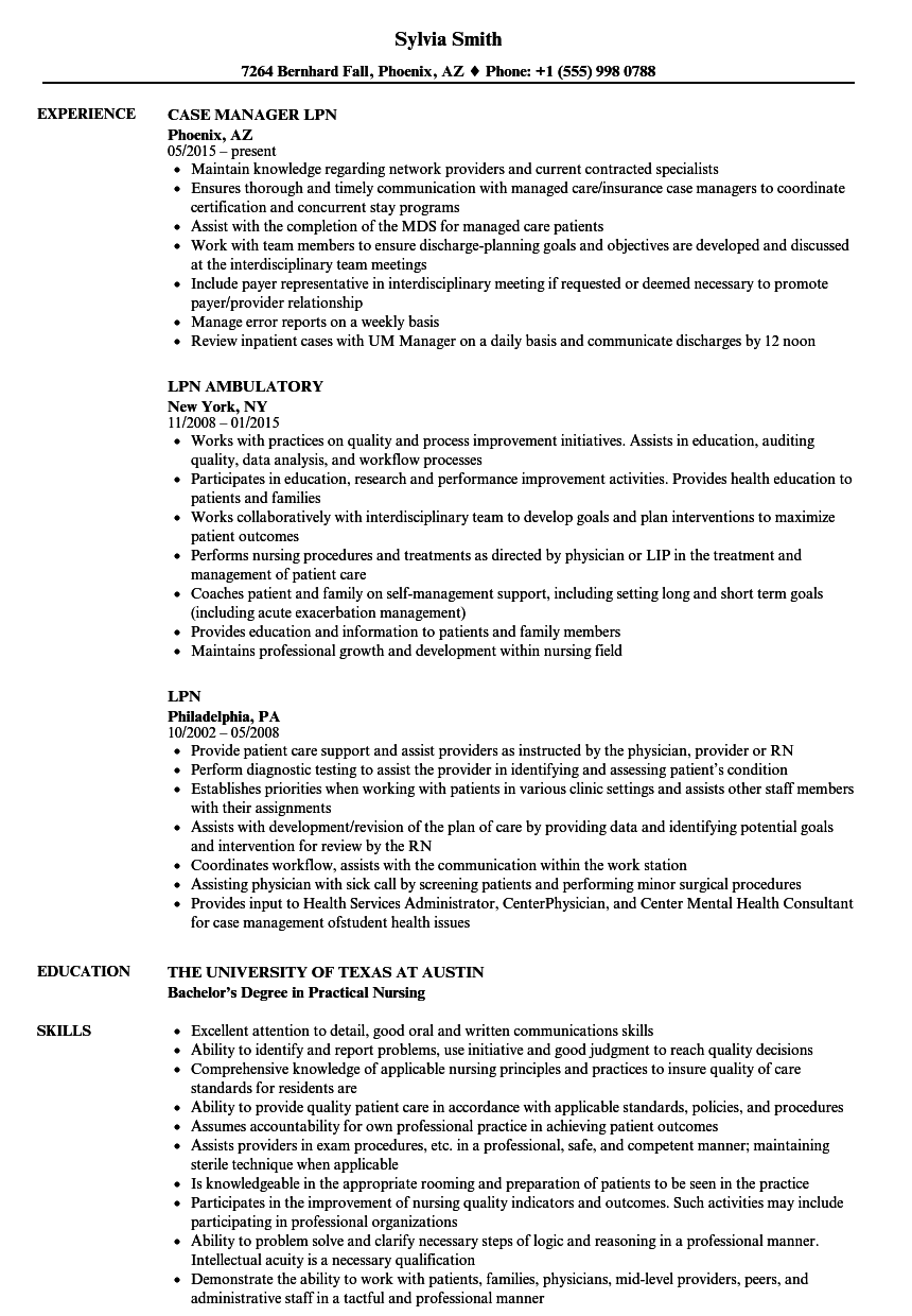 Lpn Charting Examples