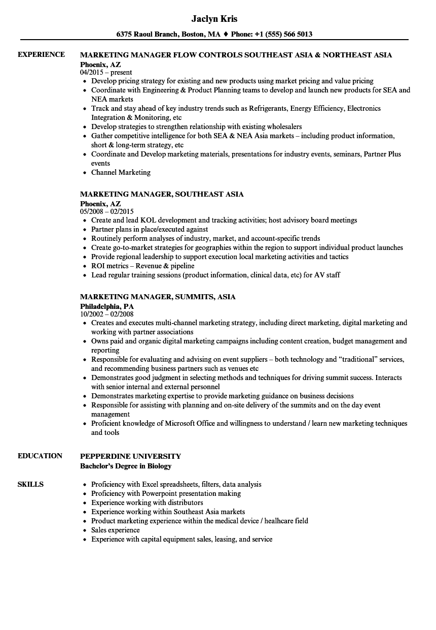 data analysis with excel for marketing coordinator