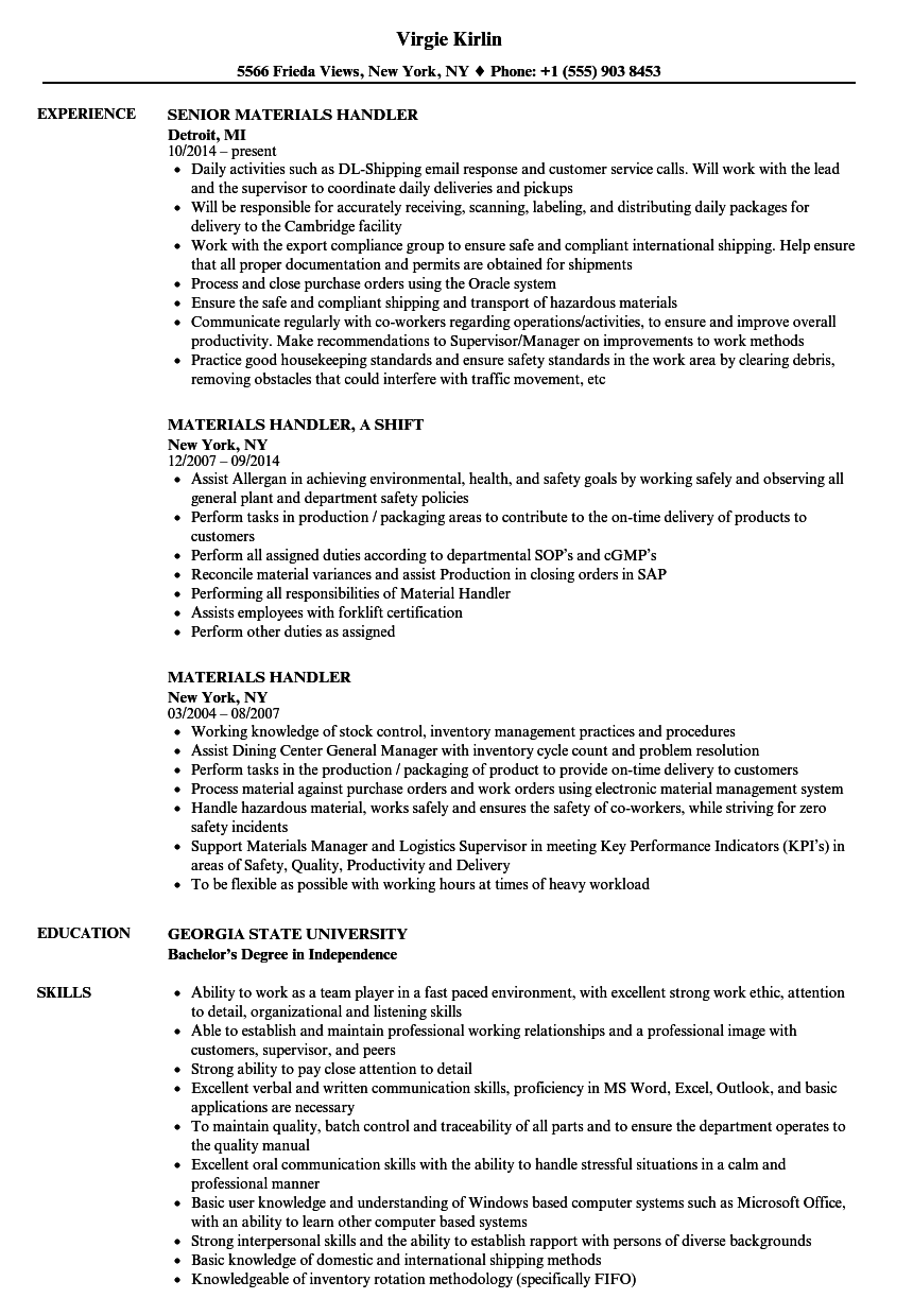 Operations Support Specialist Resume Example United States
