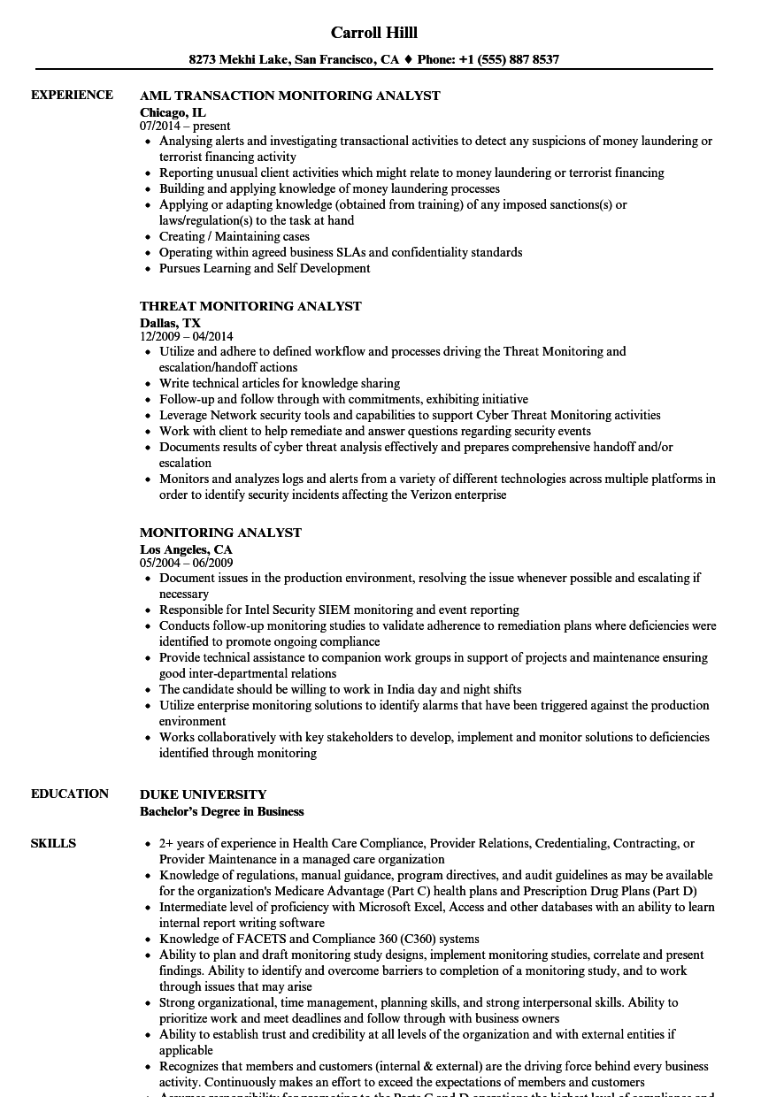 analyst reconciliation resume Resume Analyst Jobs Monitoring Velvet Samples analyst reconciliation resume Resume Analyst Jobs Monitoring Velvet Samples