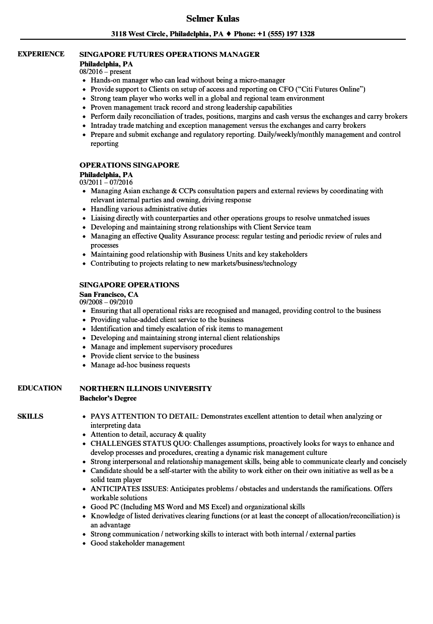 writing resume singapore