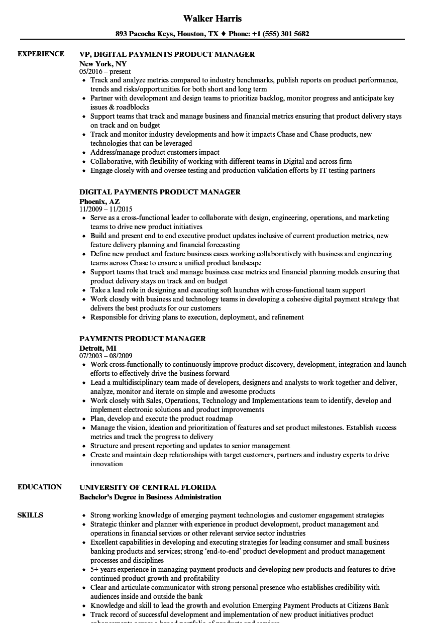 H1B Visa Resume Template