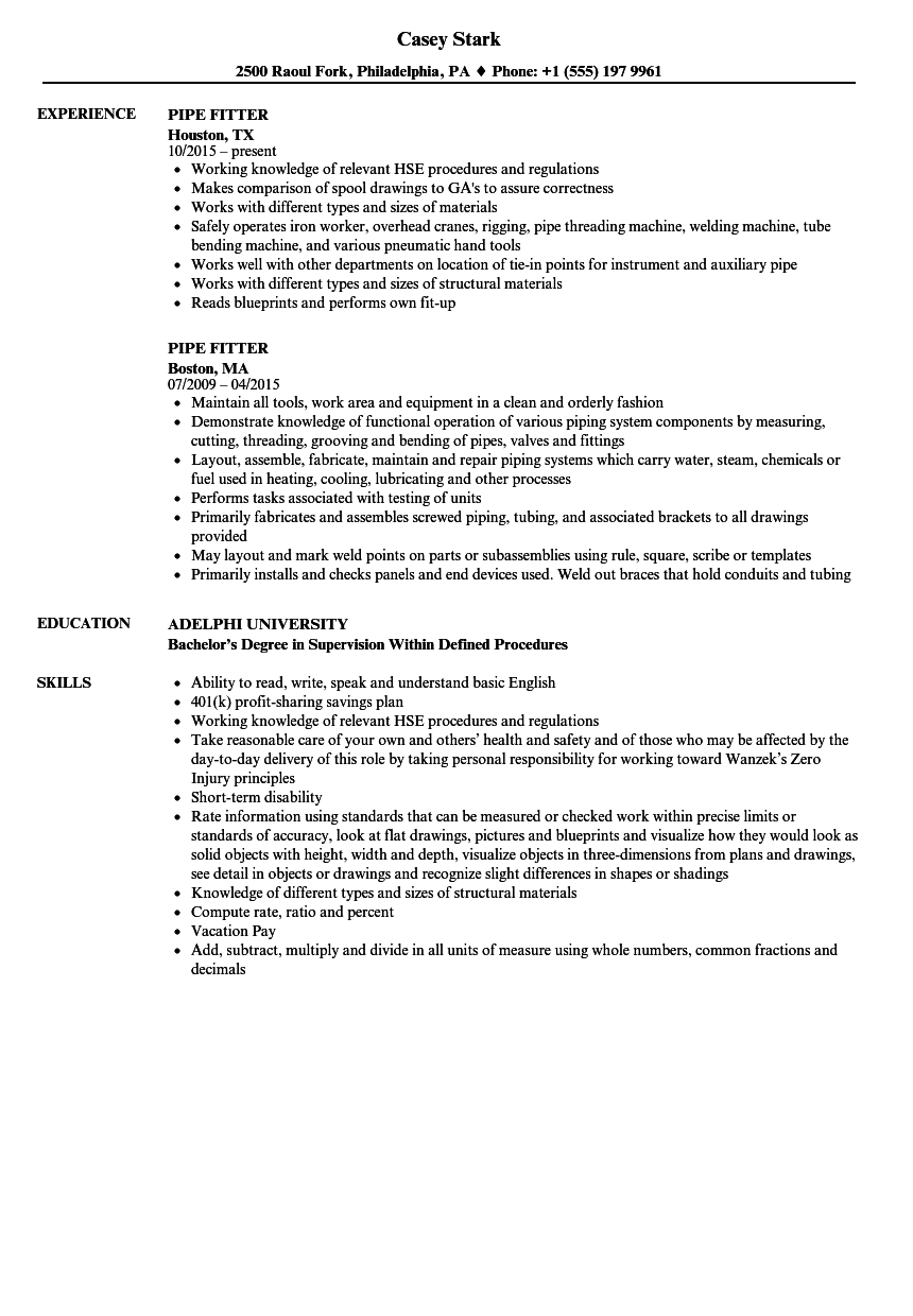 Contoh Cv Hse Mosi