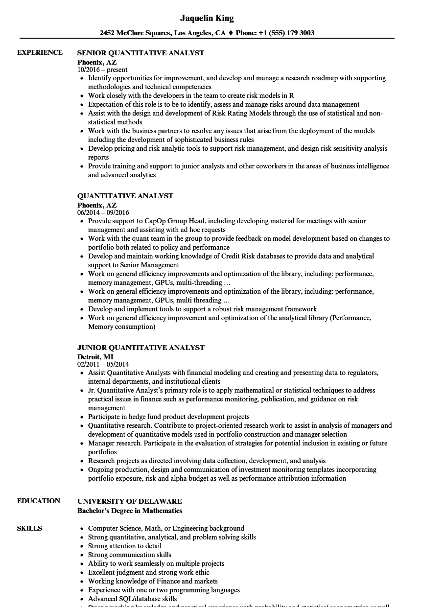 London Quant Jobs Jobreportstoday