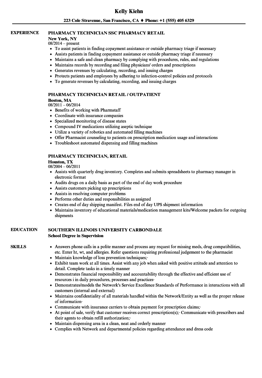 Technician Resume Sample