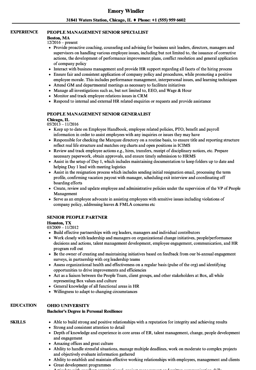 Sample Resume For Older Women