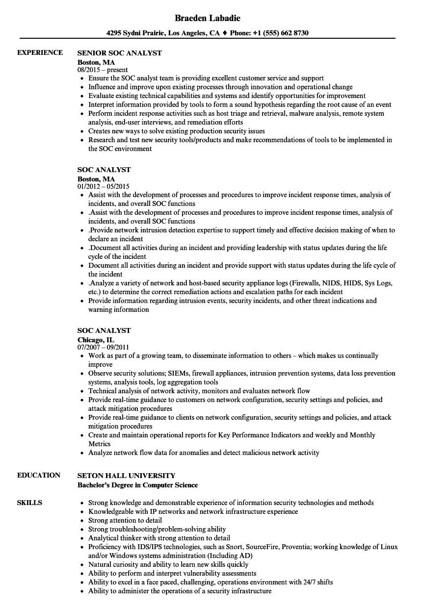 Soc Specialist Job Description Cheapest Wholesalers Kyberosc