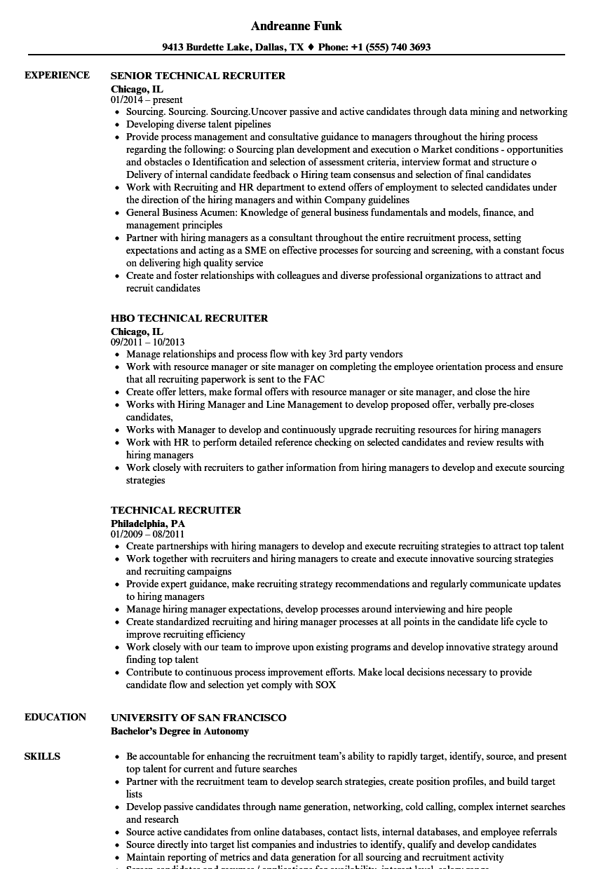 temp agency resume examples